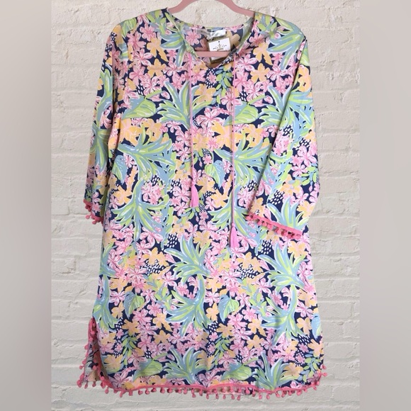 royal standard Dresses & Skirts - NWT Royal‎ Standard Tassel Beach Tunic Dress Coverup Beach Cruise S/M Lily Boho